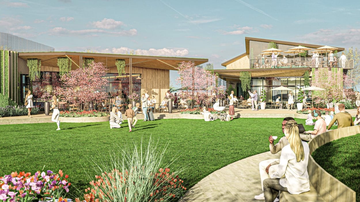 The Central mixed-use project nears completion 